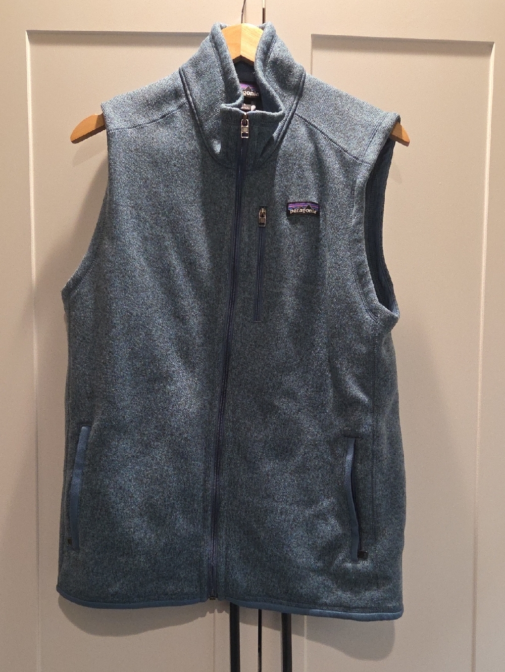 Patagonia Men's Blue Heather Fleece Vest